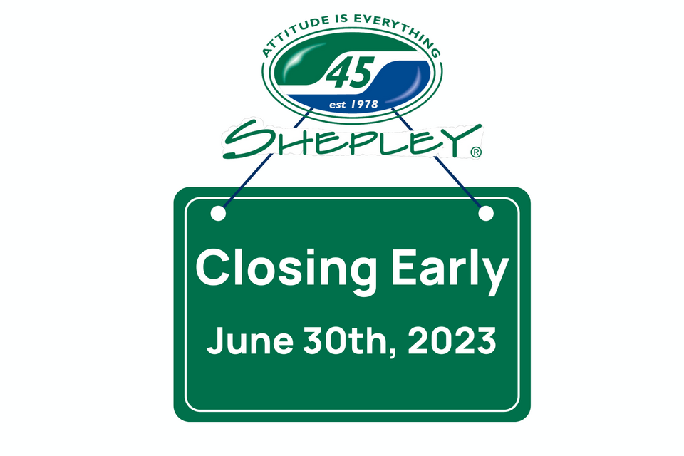 Closing Early June 30th 2023