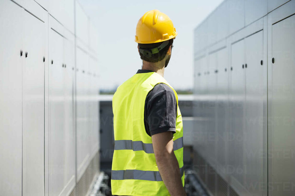 High vis worker