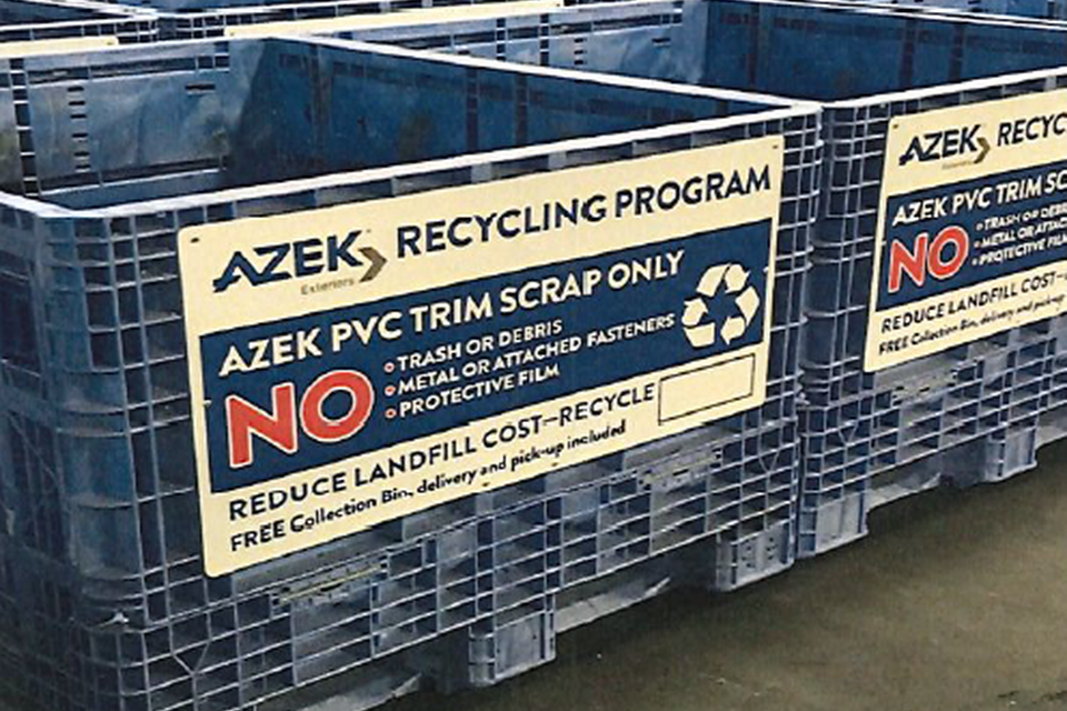 Azek Recycling Bin