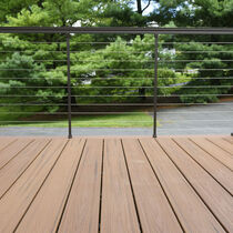 Architectural deck wire railing